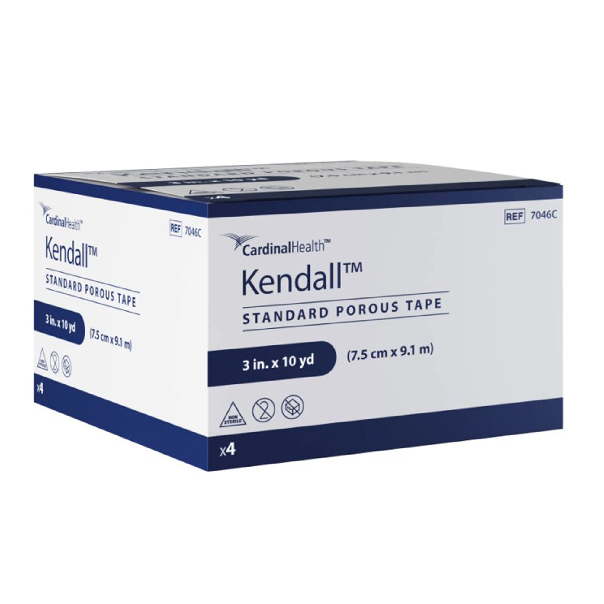 Kendall™ Cloth Medical Tape, 3 Inch x 10 Yard, White
