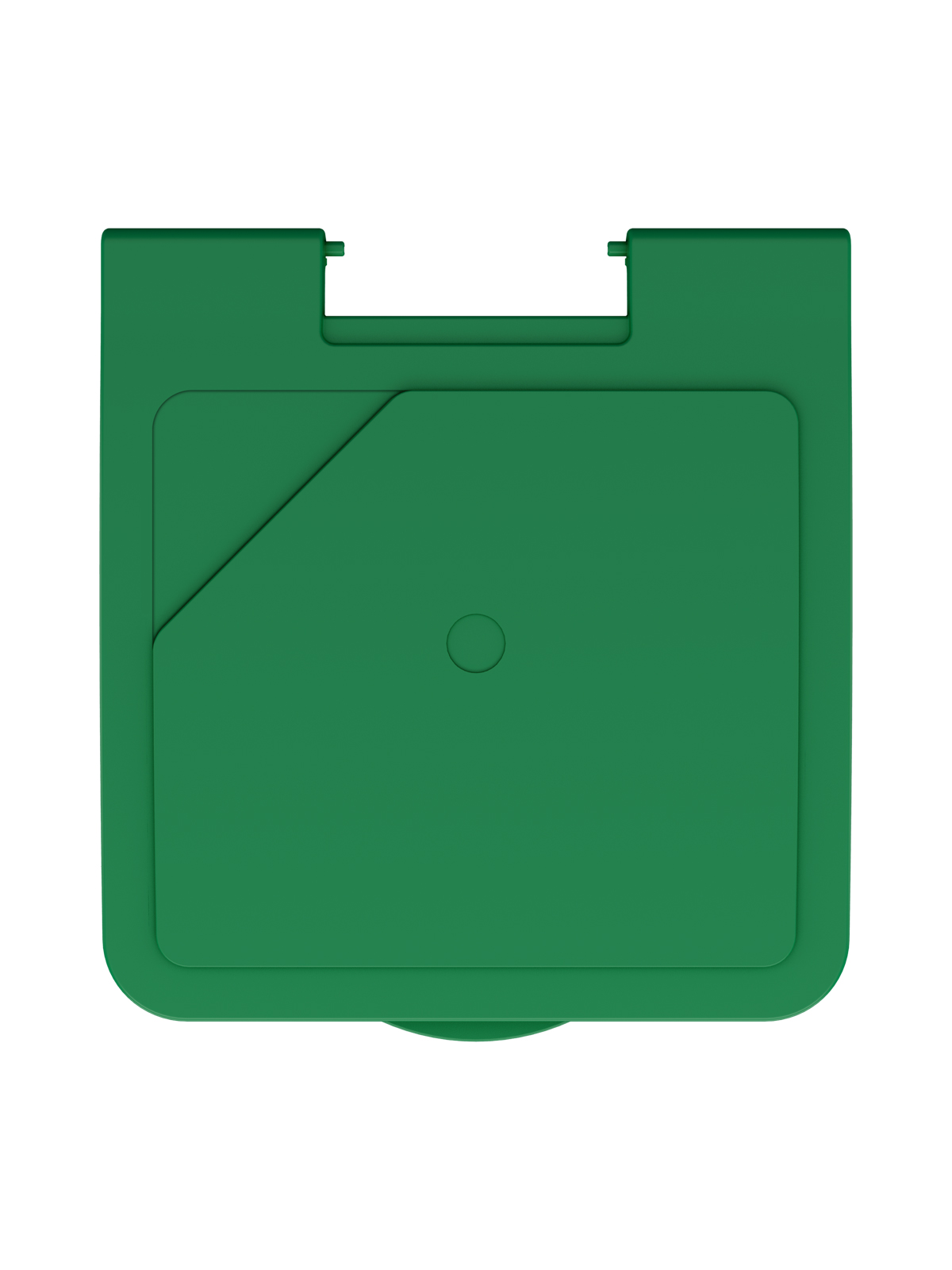RISE (1) – Single – Lid – Solid Lift – Compost Green