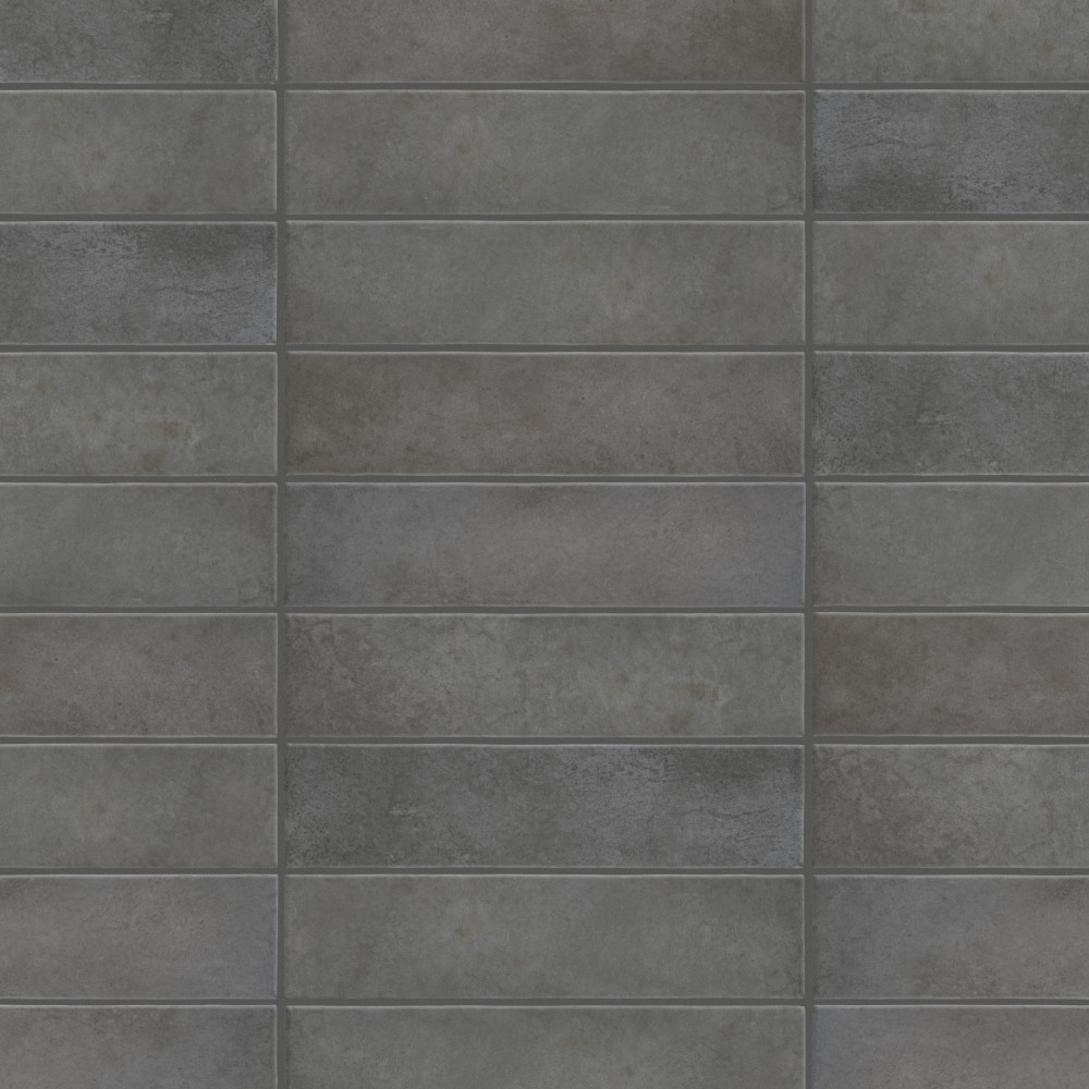Heritage Carbon 2-3/8 in. x 9-5/8 in. Porcelain Floor and Wall Tile