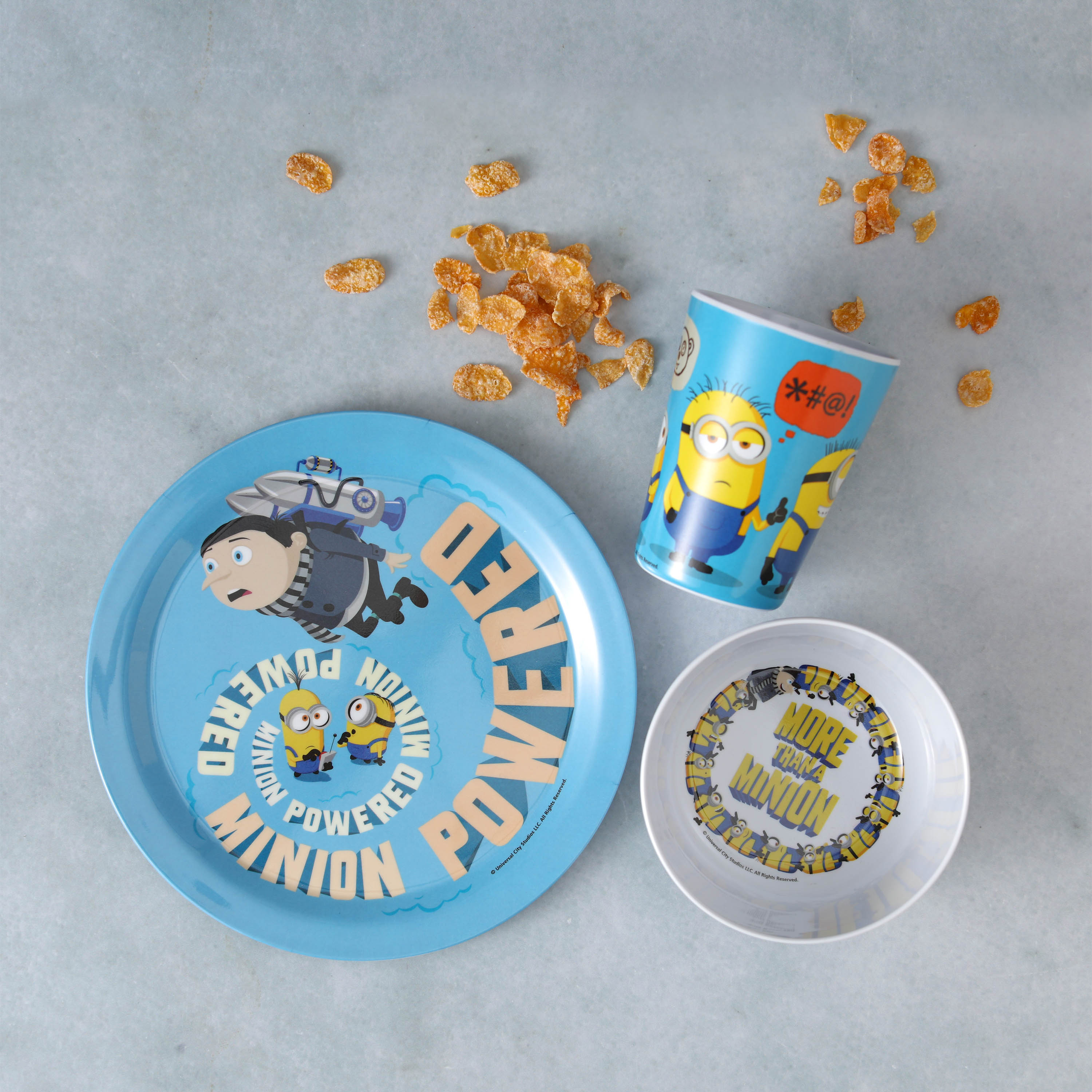 Minions 2 Movie Kid’s Dinnerware Set, Minions and Felonius Gru, 3-piece set slideshow image 2 Minions 2 Movie Kid’s Dinnerware Set, Minions and Felonius Gru, 3-piece set slideshow image 2