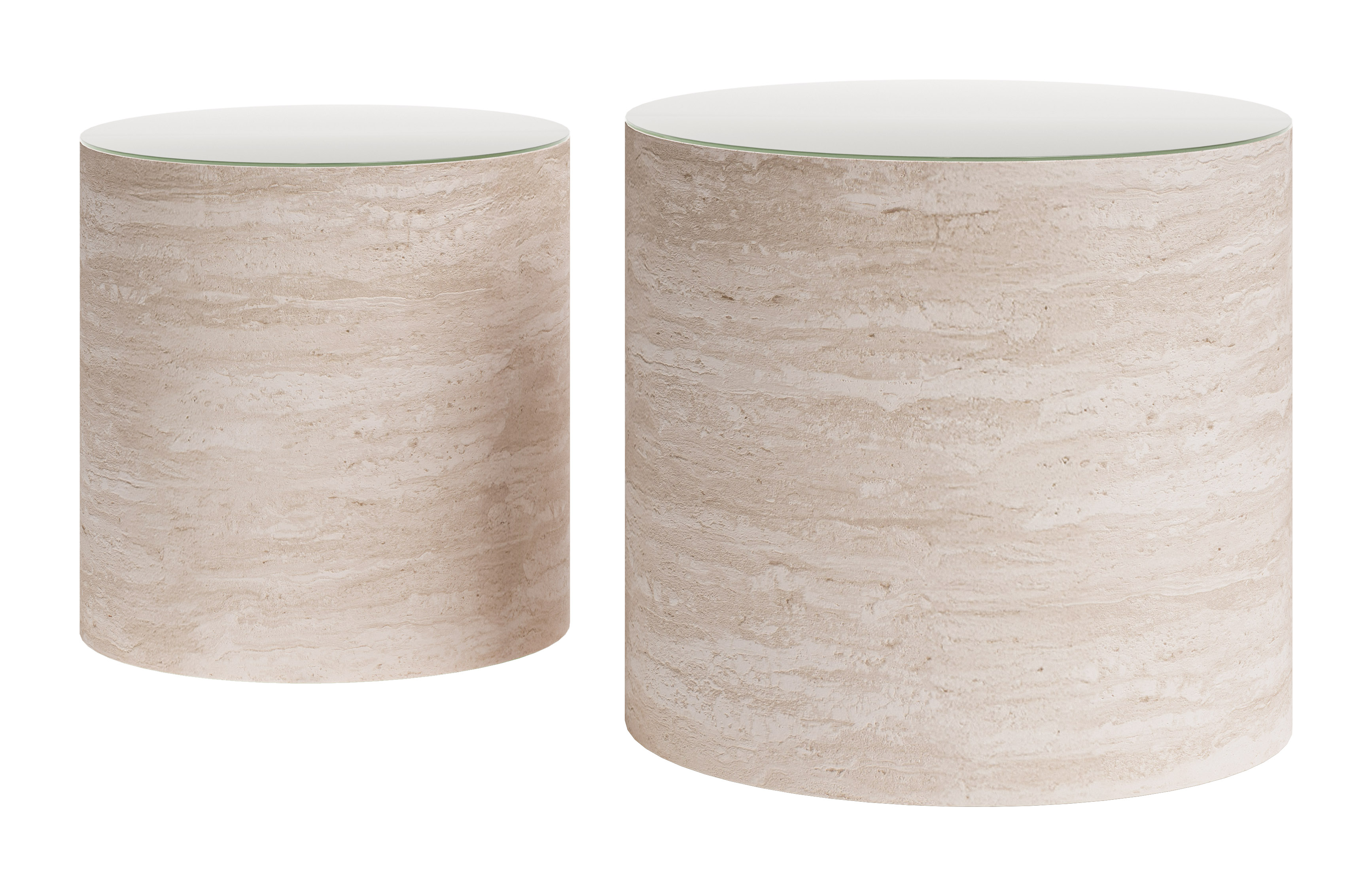 Carzo Coffee Table Set (2-Piece) Stone Beige product image