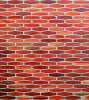 Tozen Marakkech Red 5/8×2 Martini Mosaic Silk