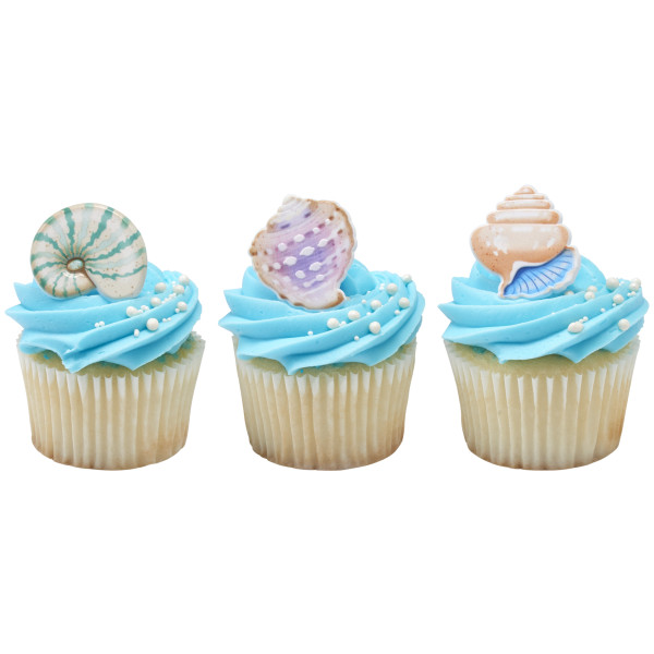 Seashell Cupcake Rings