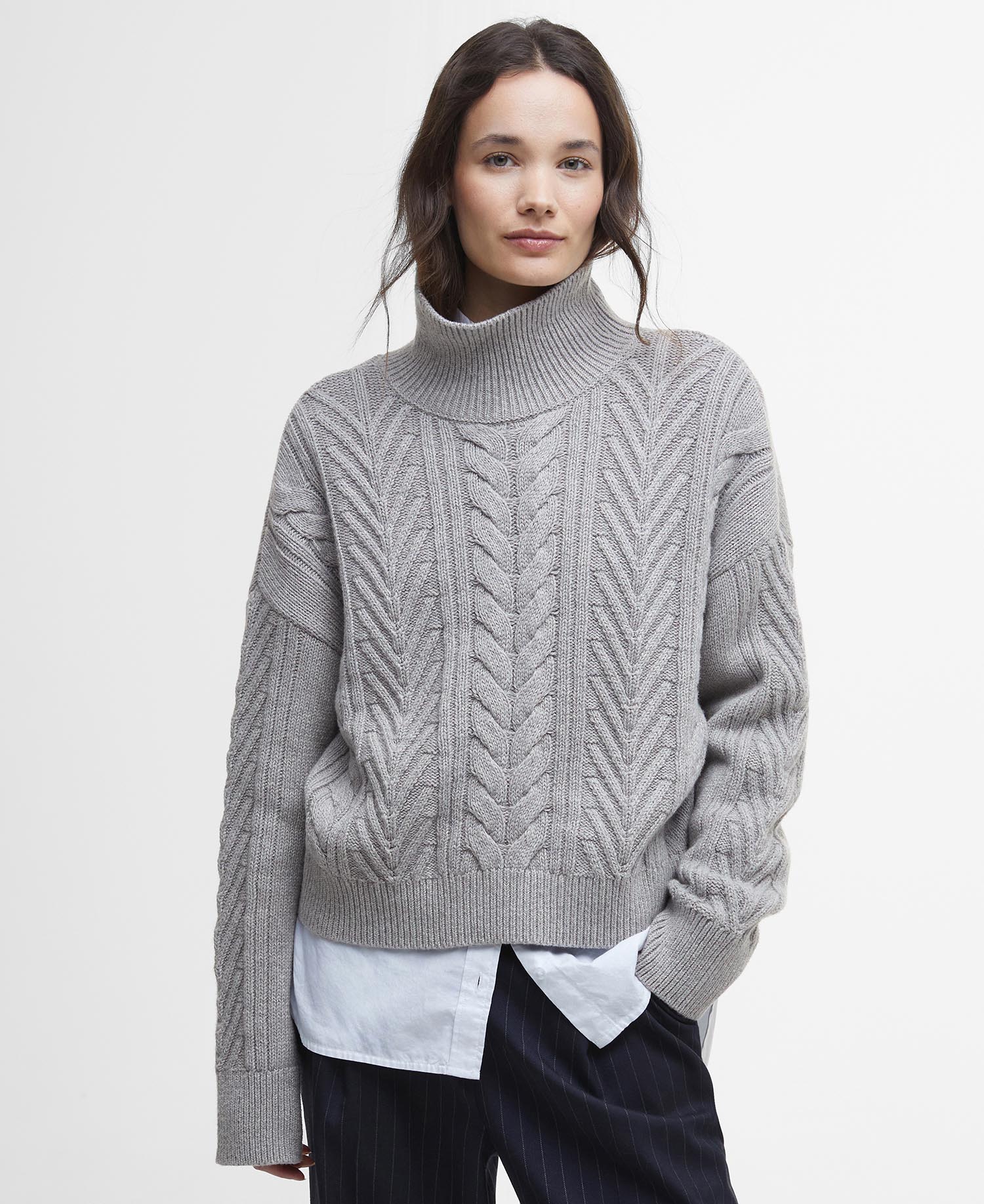 Rollkragenpullover Beatrix Cable-Knit image number 0
