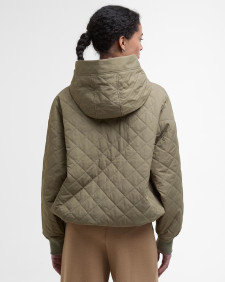 Maddy Quilted Jacket Dusky Green/Ancient