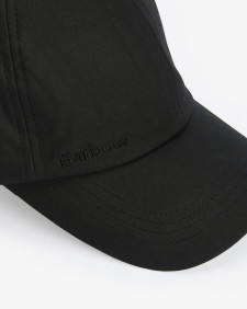 Waxed Sports Cap Classic Black