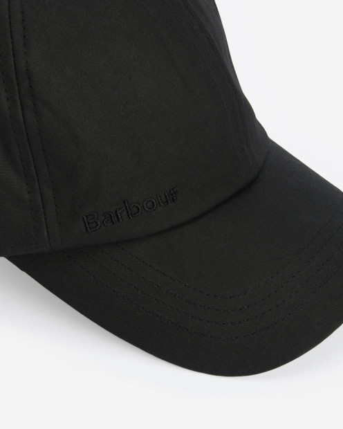 Waxed Sports Cap Classic Black