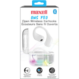 OWS Pro, Open Ear Design Wireless Earhooks, White