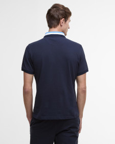 Hawkesmoor Tipped Polo Shirt Classic Navy