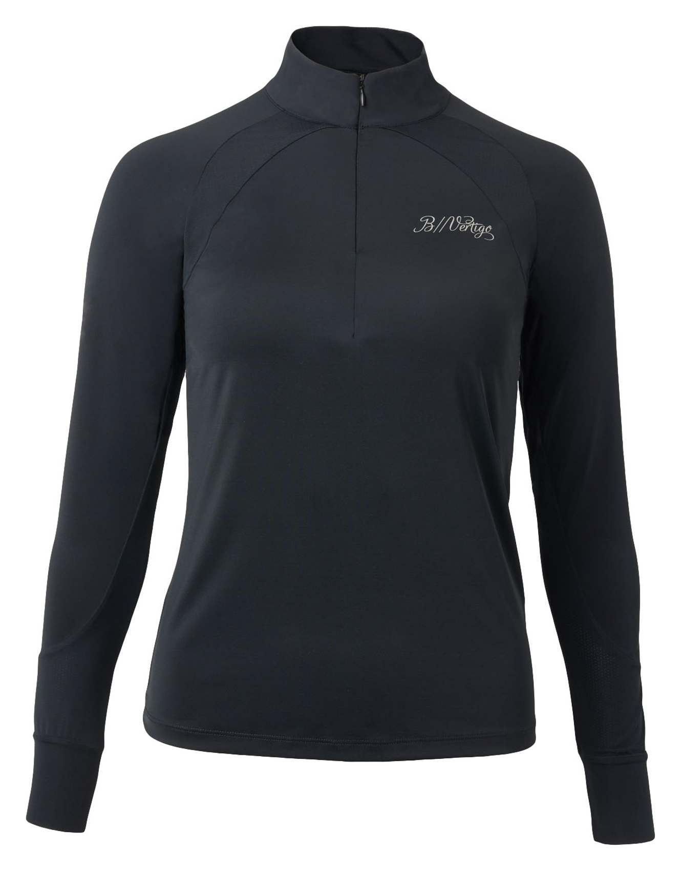 B Vertigo Nancy Womens Long Sleeve Half Zip Training Shirt