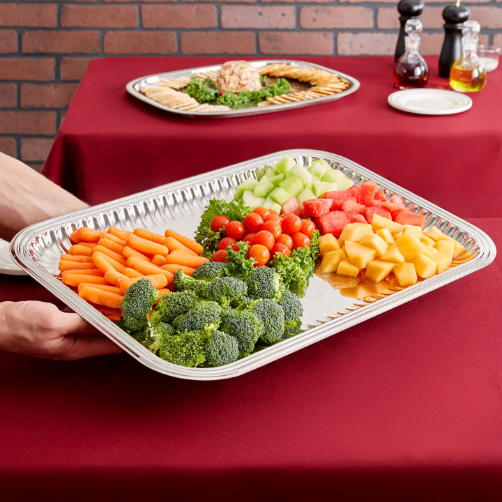 Esquire™ Rectangle Fluted Trays