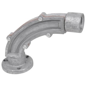 Red•Dot® Slab Insert, Die Cast Aluminum, 90°, Rigid/IMC Conduit, 3/4 in.