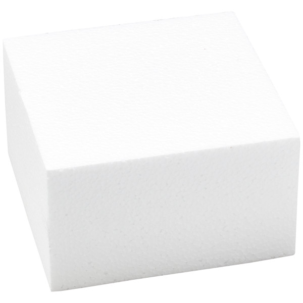Square Styrofoam 6" x 3.5" Cake Form