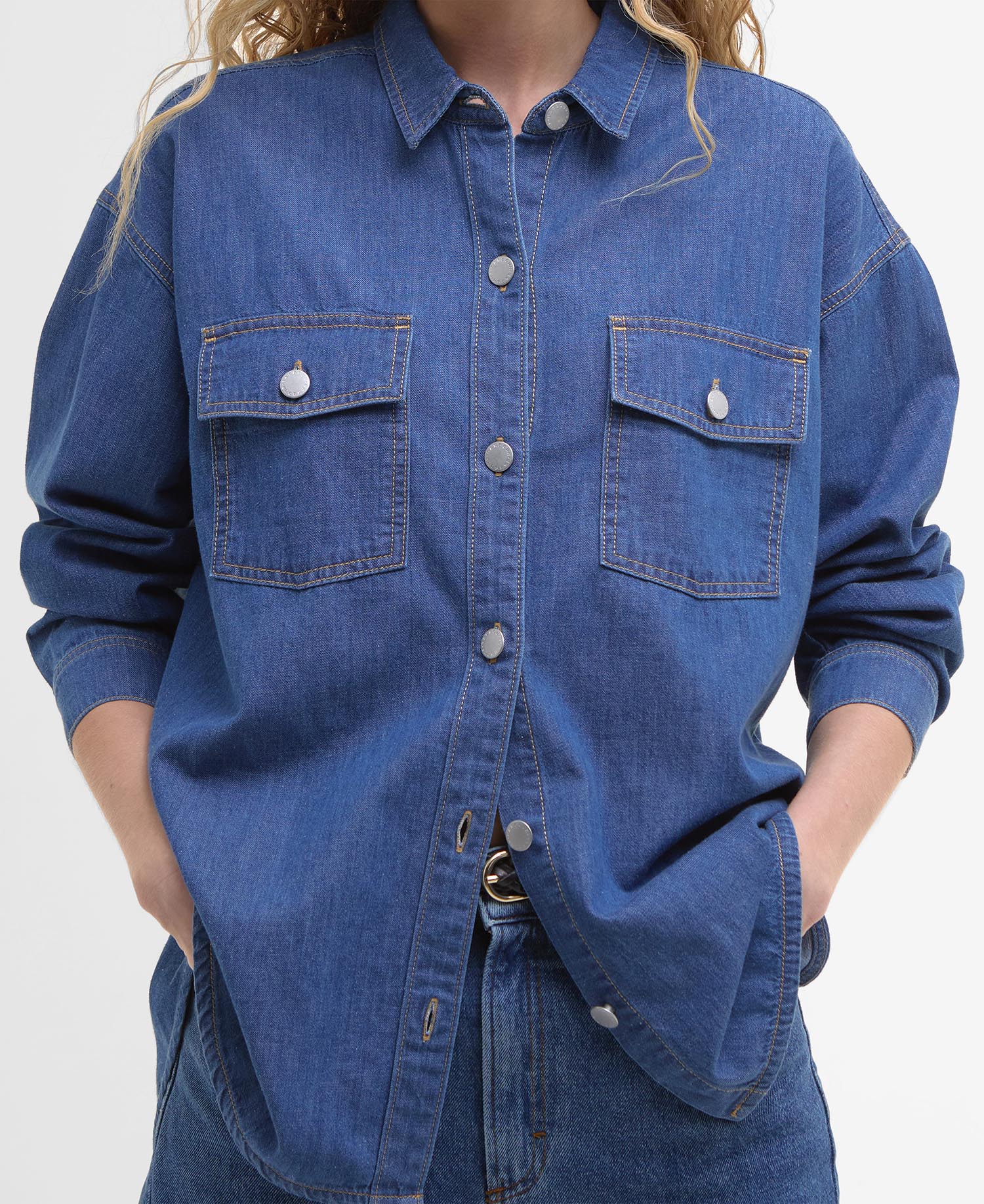 Woodrow Oversized Denim Shirt image number 4
