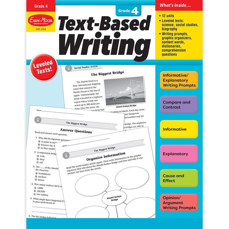 Text-Based Writing, Grade 4