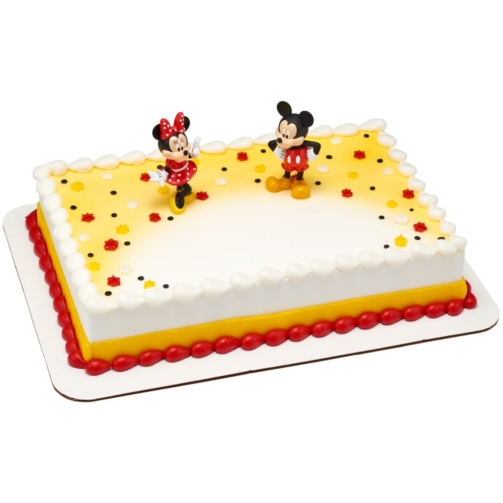 Image Cake Mickey Mouse and Minnie Mouse