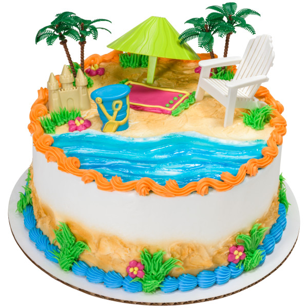 Beach Chair & Umbrella DecoSet®