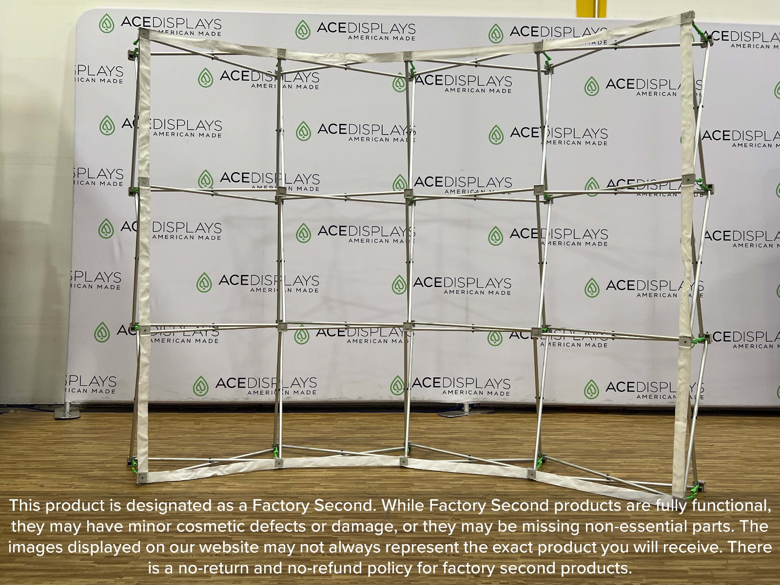 Factory Second - 10'w x 8'h Curved Frame