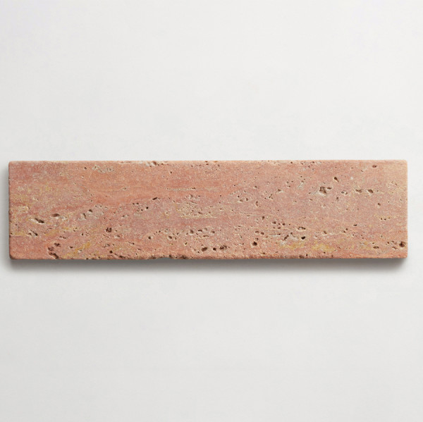 lapidary: girata | blade | red travertine | tumbled 