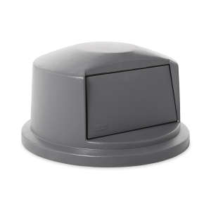 Rubbermaid Commercial, BRUTE®, Dome, Resin, 32 gal, Gray, Receptacle Lid
