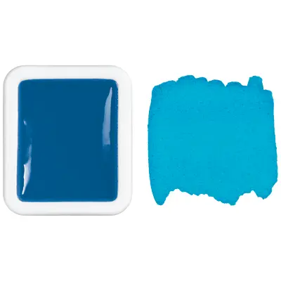 Prang  Half Pan Watercolor Refill, Turquoise, 12 Ct