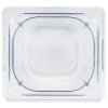 Sixth-size 6-inch-deep Super Pan® clear low-temperature plastic pan