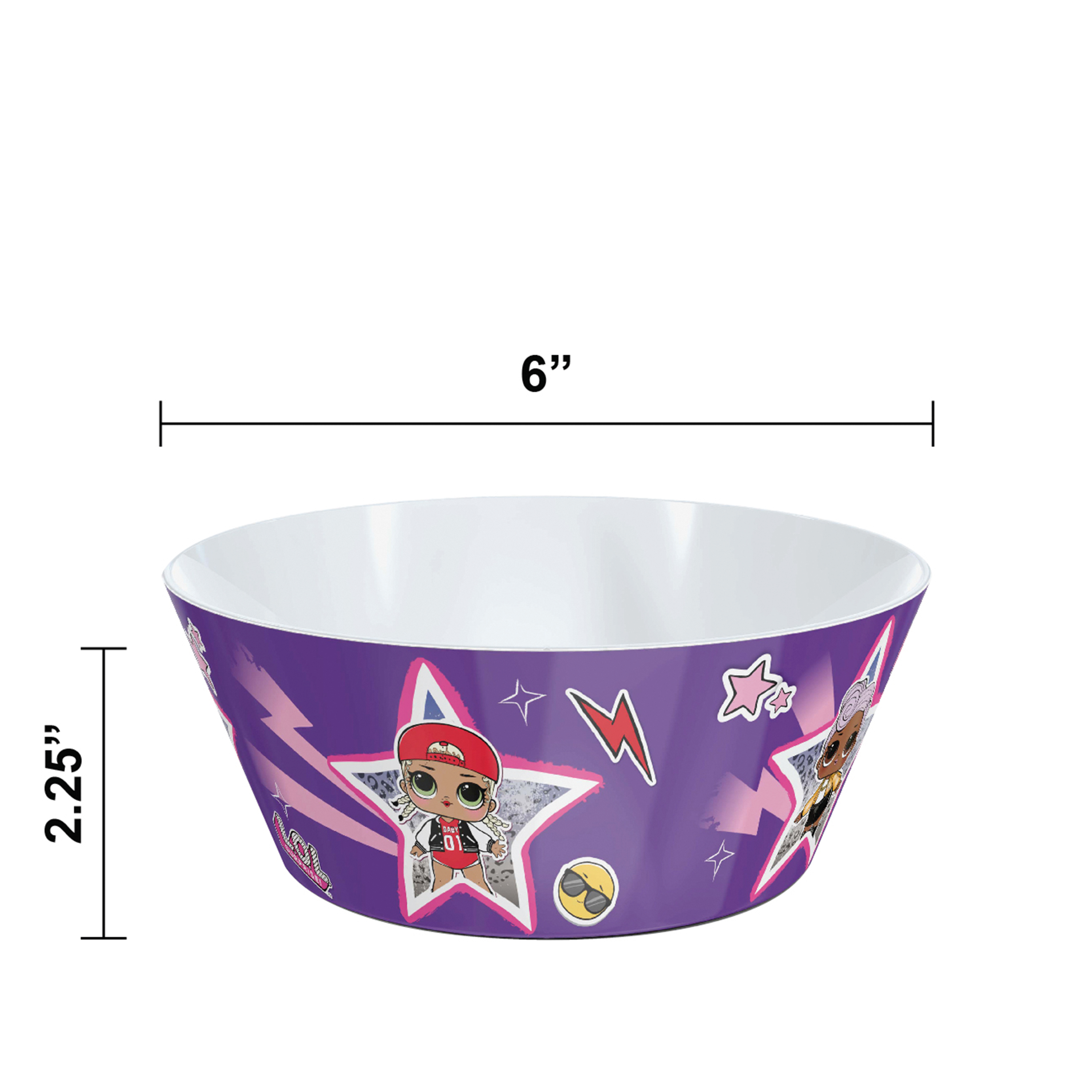 LOL Surprise Dinnerware Set, We Run the World, 5-piece set slideshow image 5 LOL Surprise Dinnerware Set, We Run the World, 5-piece set slideshow image 5