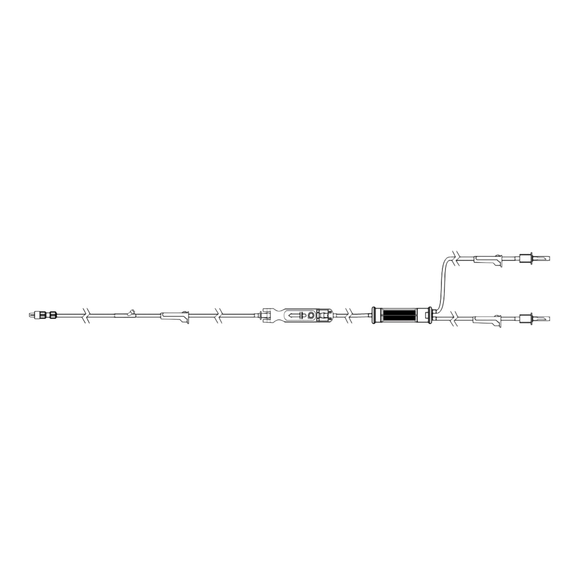 Eitan Group North America ADMIN SET, VENTED/N/VNTD SPIKEDRIP CHAMBER 115.04" (20/CS)