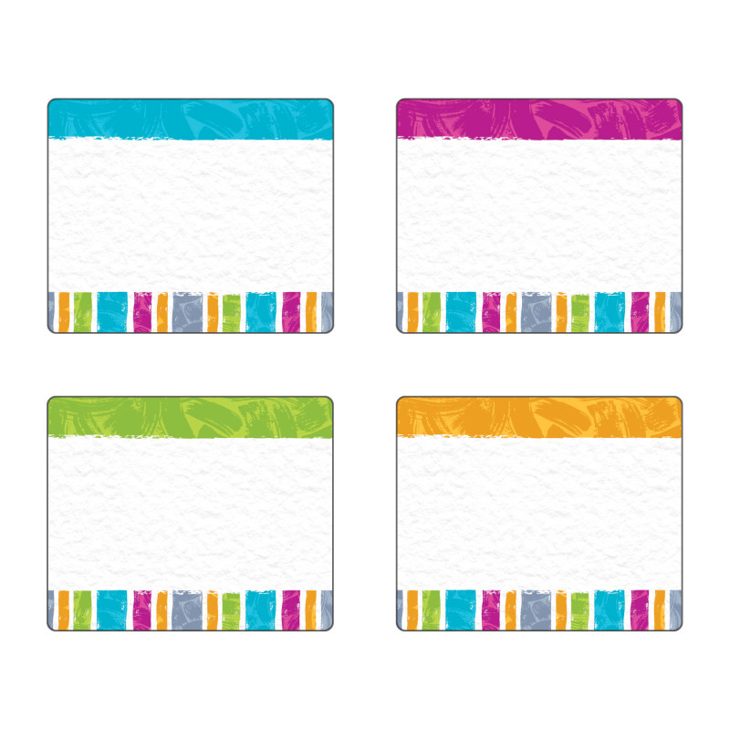 Color Harmony Stripes Terrific Labels™ Variety Pack, 36 Count