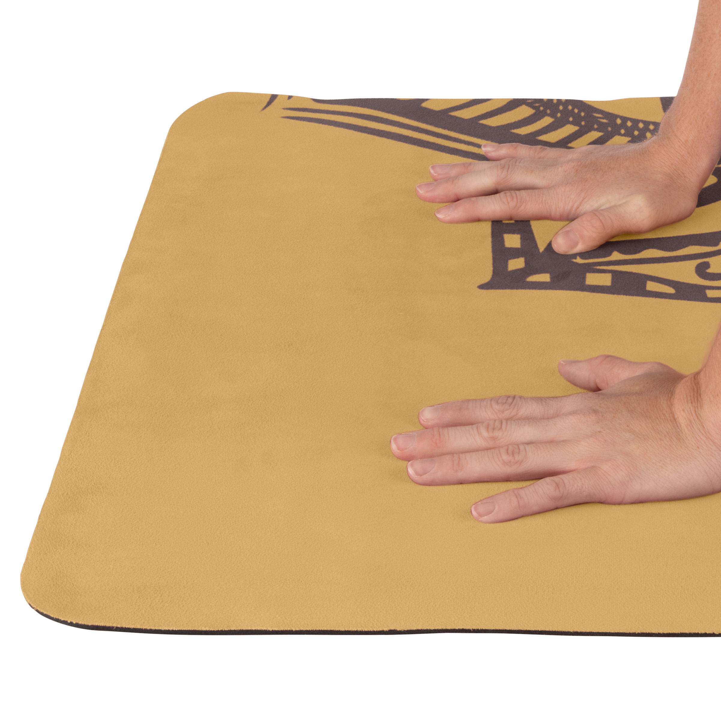 Eco-Friendly Non-Slip Yoga Mat with Carrying Strap - Ultra-Absorbent, Cushioned Fitness Floor Mat for Yoga, Pilates, and Home Workouts