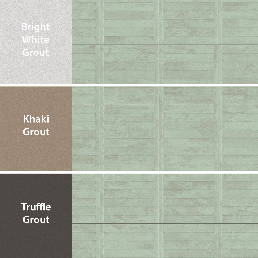 Habanera Decor Verde 11-7/8 in. x 35-1/2 in. Ceramic Wall Tile