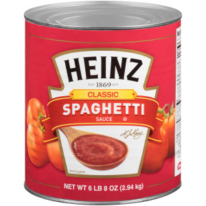 HEINZ Classic Spaghetti Sauce, 104 oz. Can (Pack of 6) image