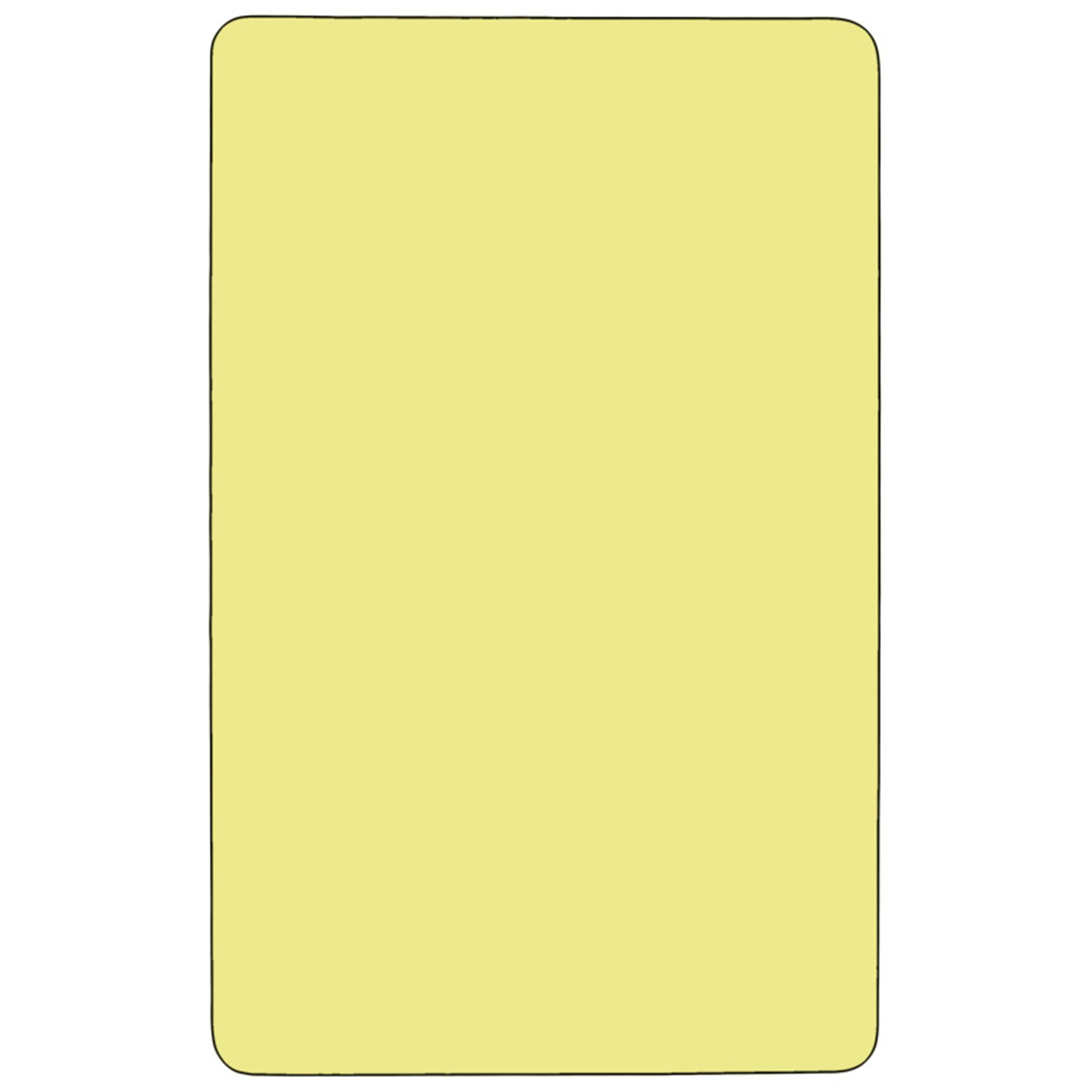 Wren Mobile 30''W x 48''L Rectangular Oak Thermal Laminate Activity Table - S... - Picture 13 of 13