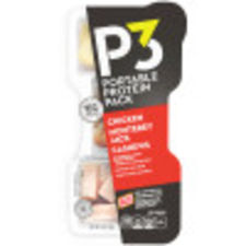 P3 Portable Protein Pack Chicken, Cashews Monterey Jack Cheese, 2 oz Tray