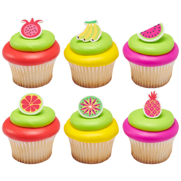 Vibrant Fruit Sweet Décor® Printed Edible Decorations