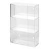 Kantek, Plastic Holder for Disposable Glove Boxes, 3 Boxes, Clear