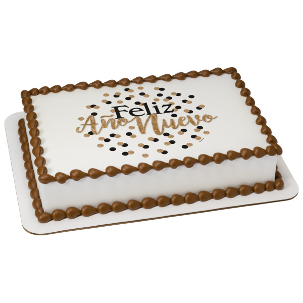 Feliz Año Nuevo PhotoCake® Edible Image®