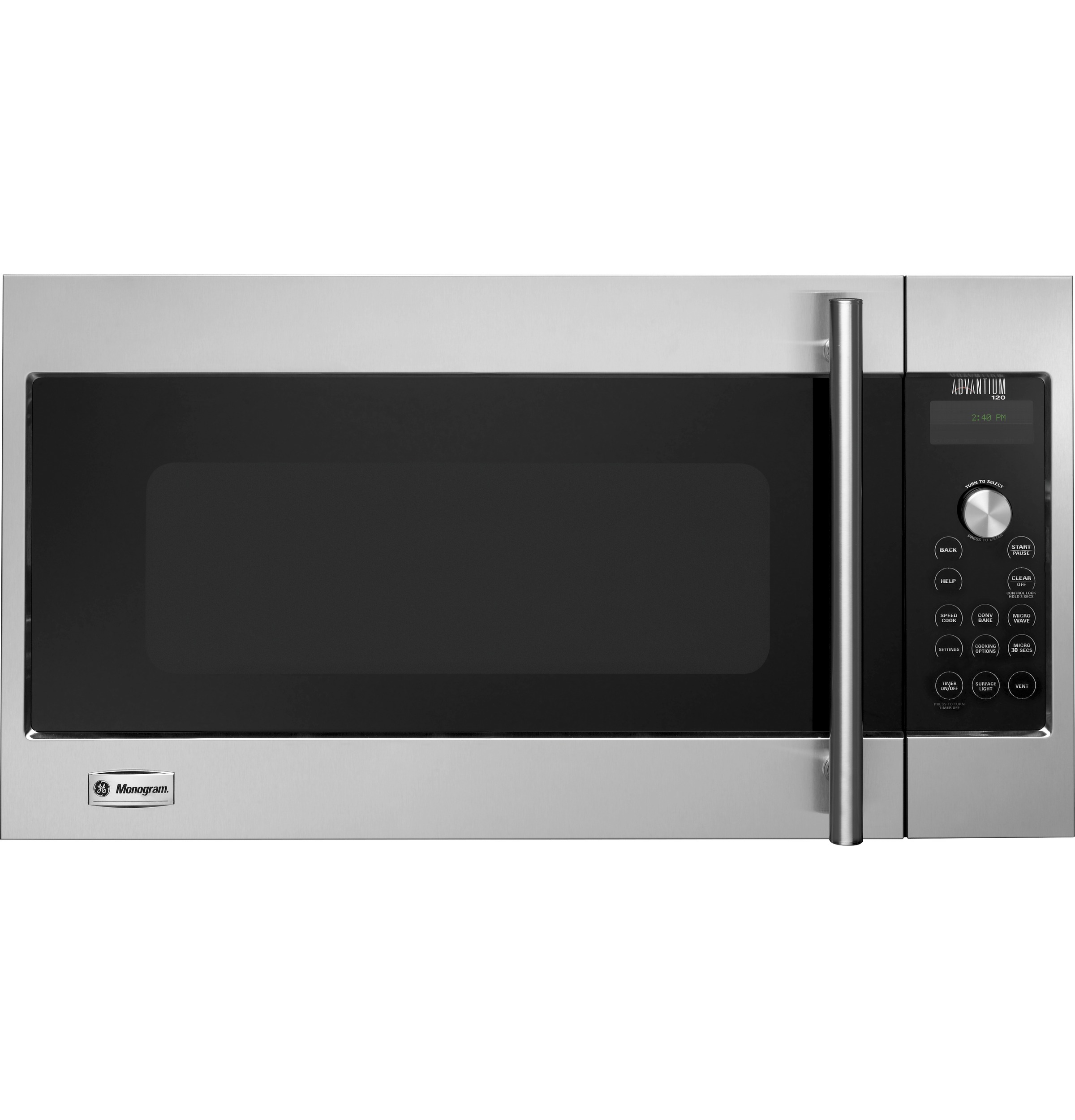 Monogram Advantium® 120 Above-the-Cooktop Speedcooking Oven