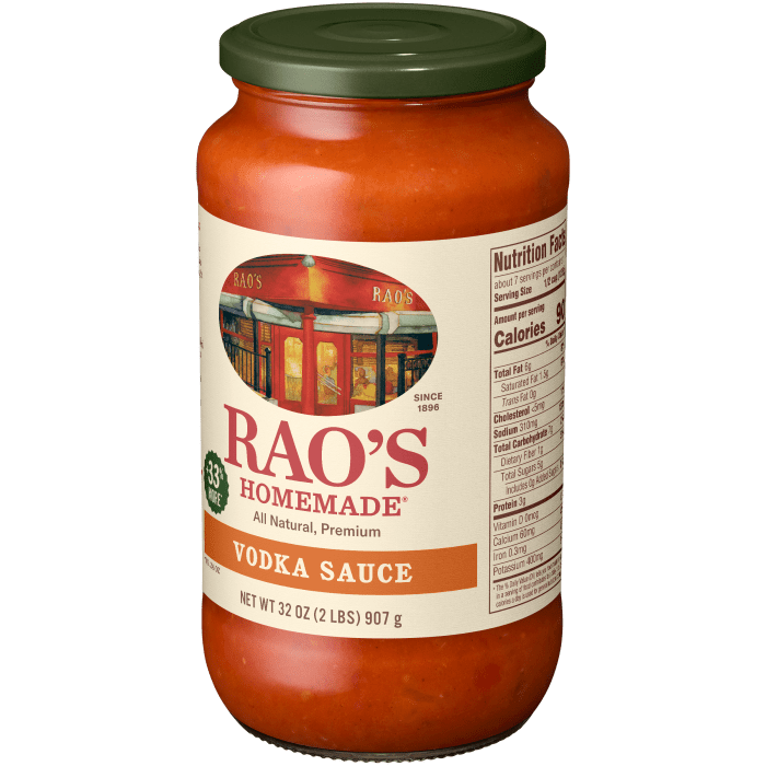 Vodka Sauce, 32 oz - Right angle Image