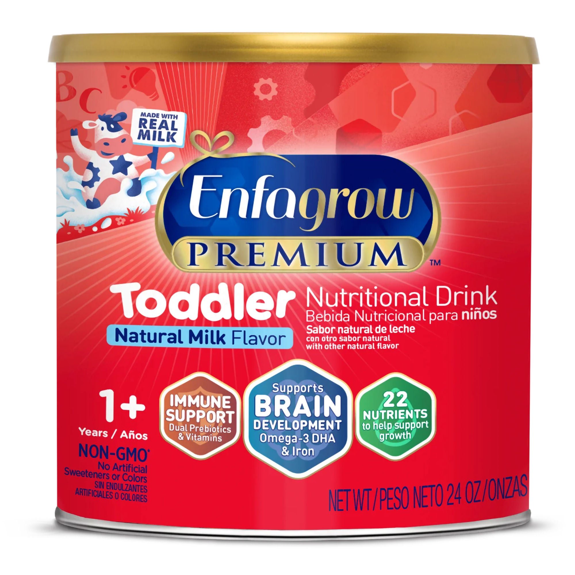 Mead Johnson ENFAGROW, PDR TOD PREM NUTRITIONAL DRINK NAT MILK (4/CS)