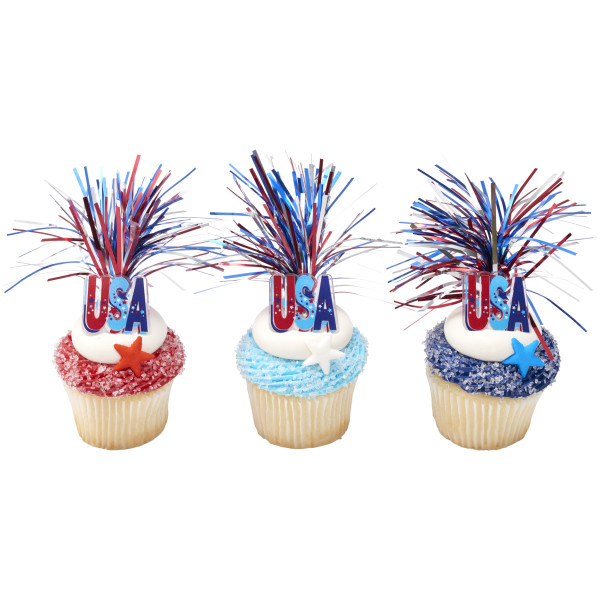 USA Cupcake Rings