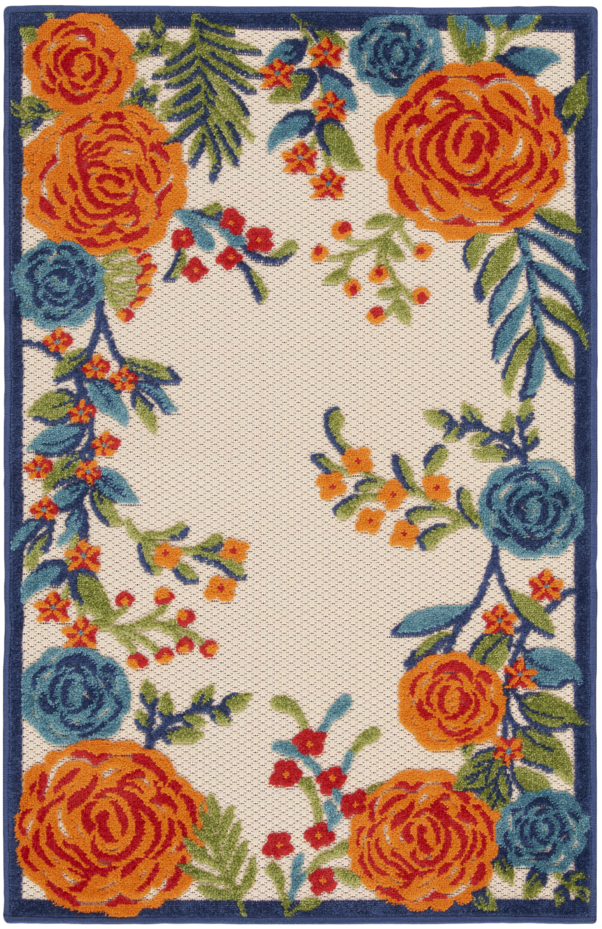 Nourison Aloha 2' x 3' Multicolor Outdoor Rug