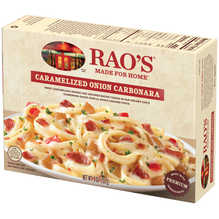 Caramelized Onion Carbonara Frozen Meal, 9 oz - Right angle Image
