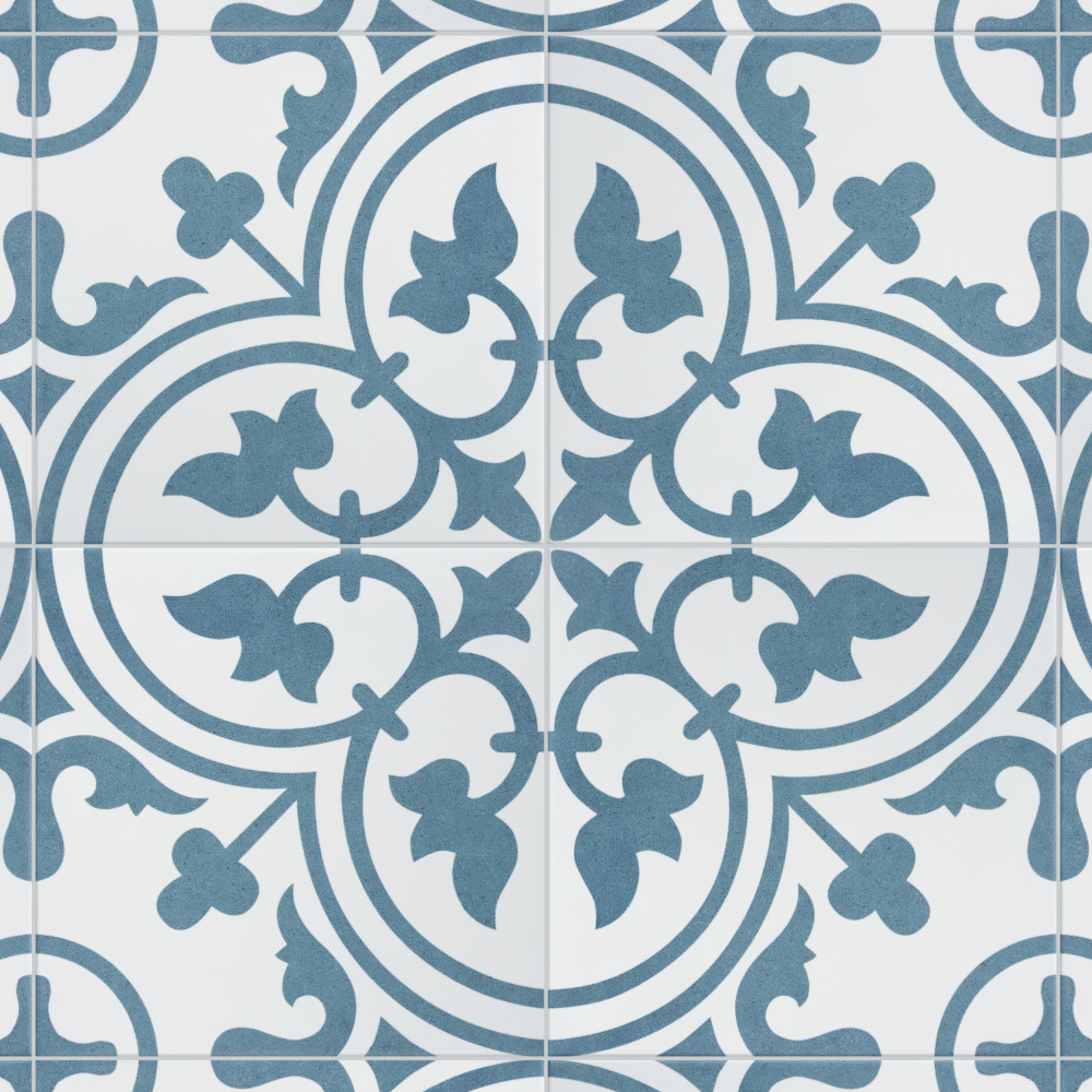 Arte Cloud 9-3/4 in. x 9-3/4 in. Porcelain Floor and Wall Tile