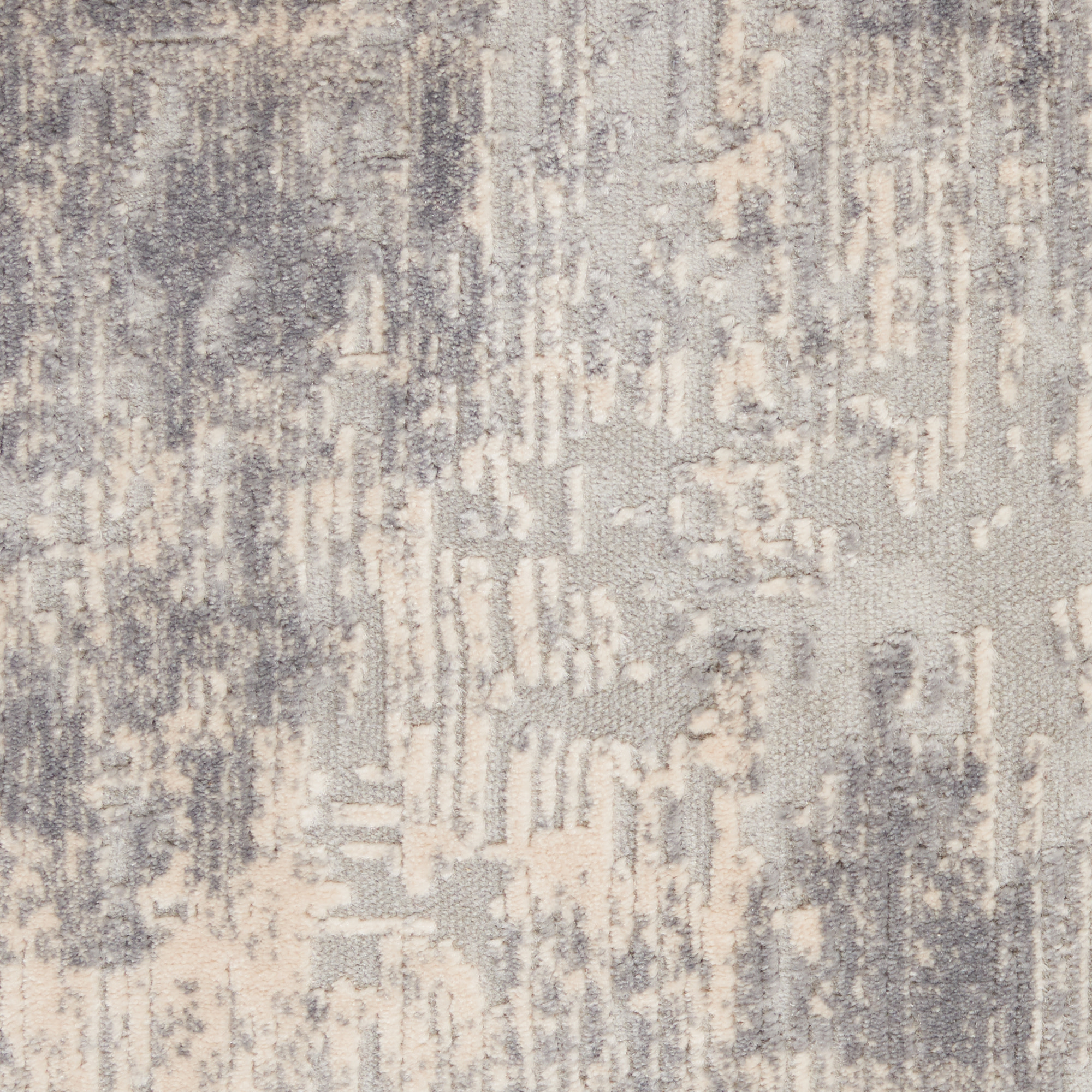 Nourison Rustic Textures 9'3" x 12'9" Ivory/Silver Modern Indoor Rug