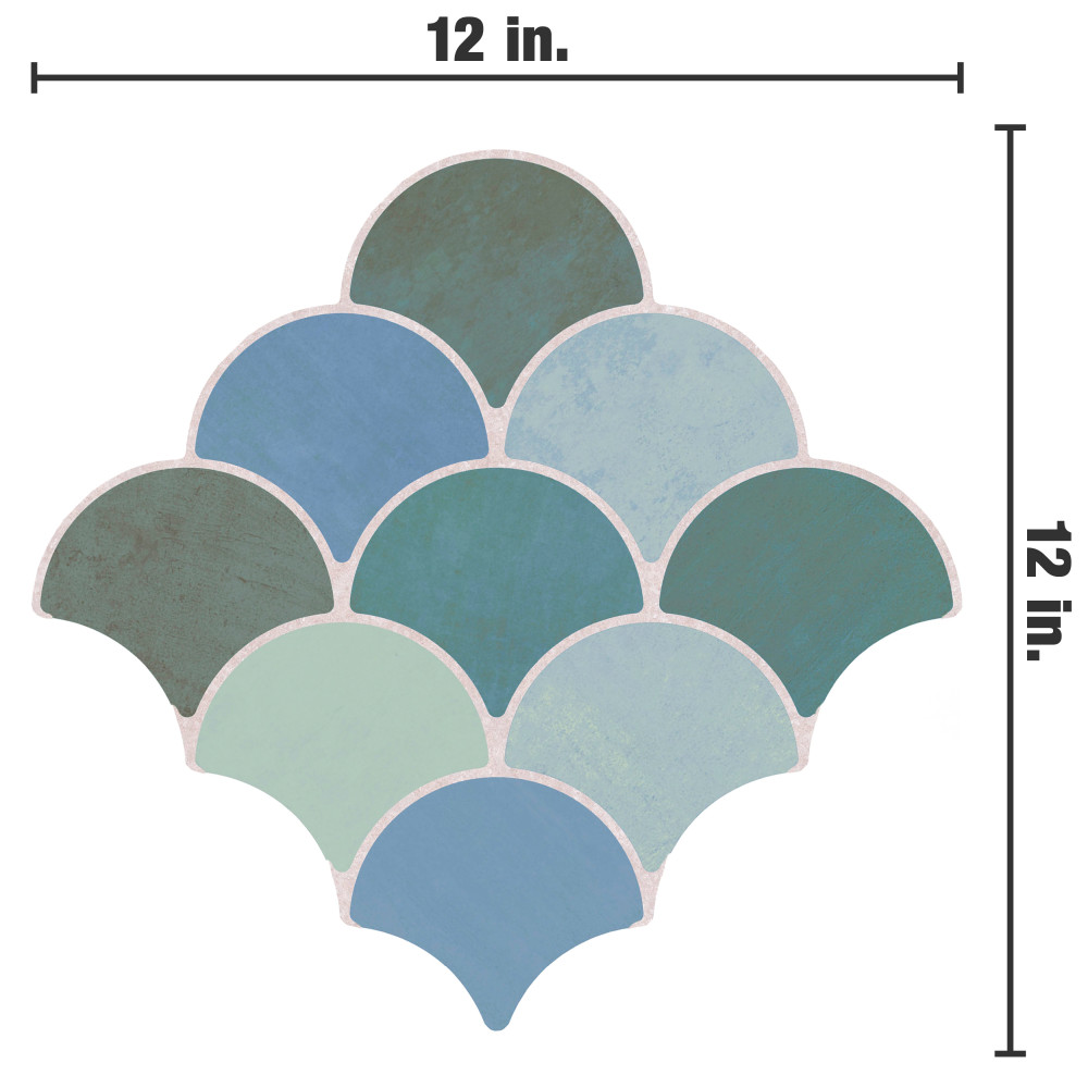 Scala Garden 12-1/8 in. x 12-1/8 in. Porcelain Floor and Wall Tile