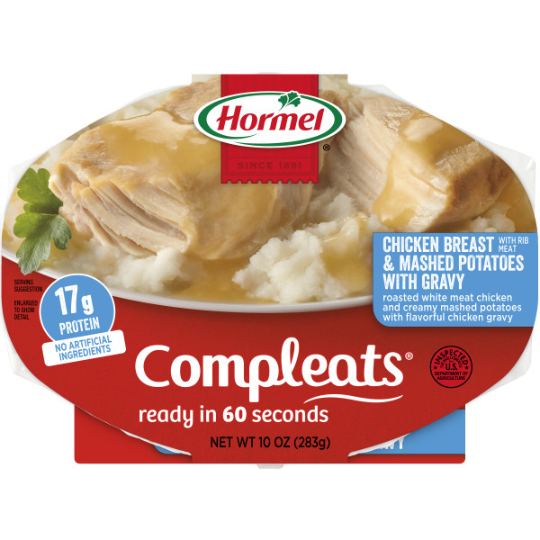 HORMEL(r) COMPLEATS(r) Chicken Breast, 6/10oz. . C1C1 - Front Center In Package (Hi Res)