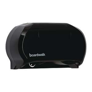 Boardwalk, Twin, Standard Bath Tissue Dispenser, Black