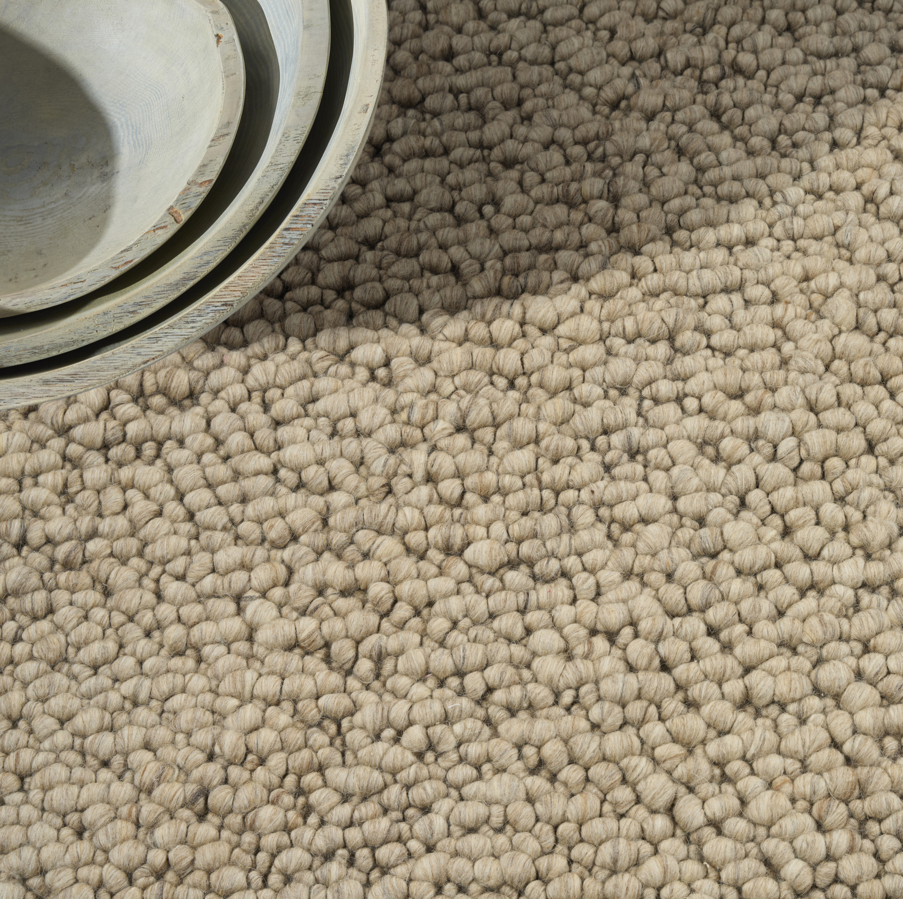 Calvin Klein Riverstone 5'3" x 7'5" Mocha Farmhouse Indoor Rug