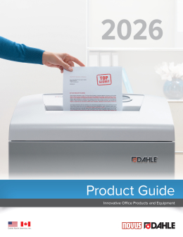 2026 Product Guide- Dahle and Novus